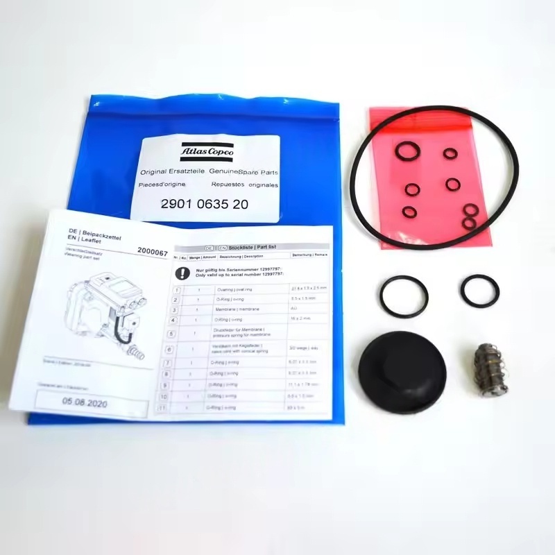Alkuperäinen 2901063520 ATLAS COPCO EWD330 Elektroninen tyhjennysventtiilin solenoidiventtiilin huoltopakkaus