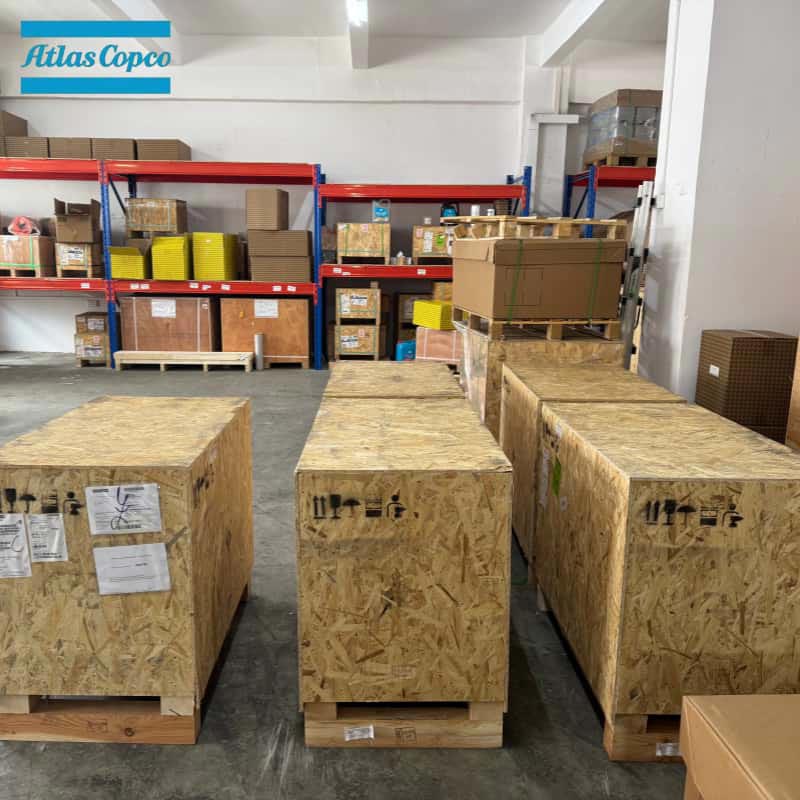 Atlas Copco 1616757591 2902022210 Alkuperäinen ilmapään ruuvielementti GA GX -sarjan kompressorin pää