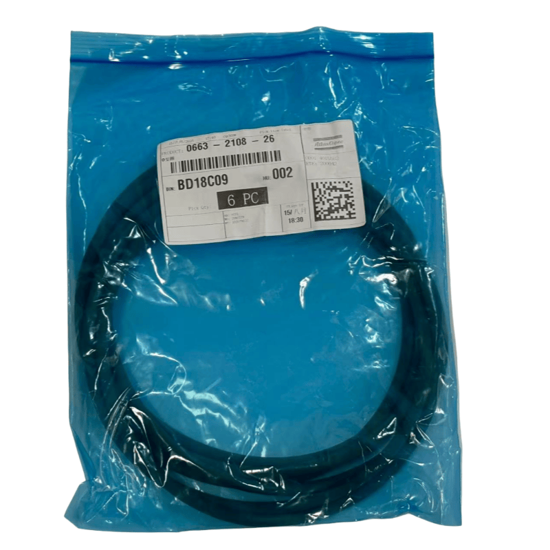 Atlas Copco Air Compressor O-Ring 0663210826 Alkuperäinen