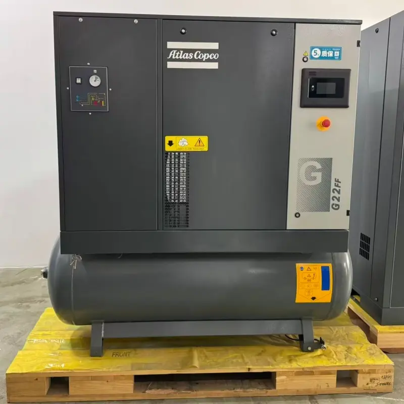 Atlas Copco G22FF 22kW 30HP öljysuihkutettu pyörivä ruuviilmakompressori teolliseen valmistukseen