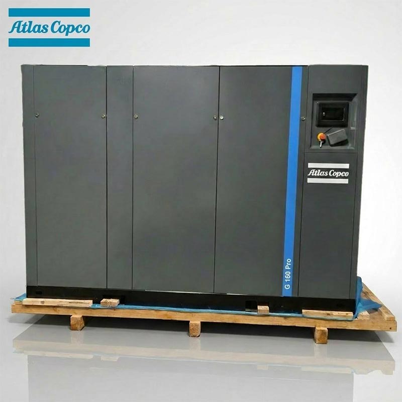 Atlas Copco GA160 Pro 160kW 215HP öljysuihkutettu pyörivä ruuviilmakompressori 7.5 10bar 1543CFM