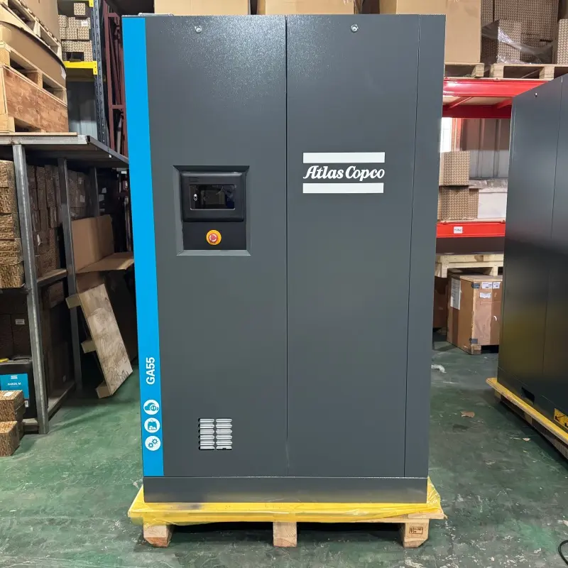 Atlas Copco GA55 55kW 75hv öljyruiskutettu ruuviilmakompressori alkuperäinen