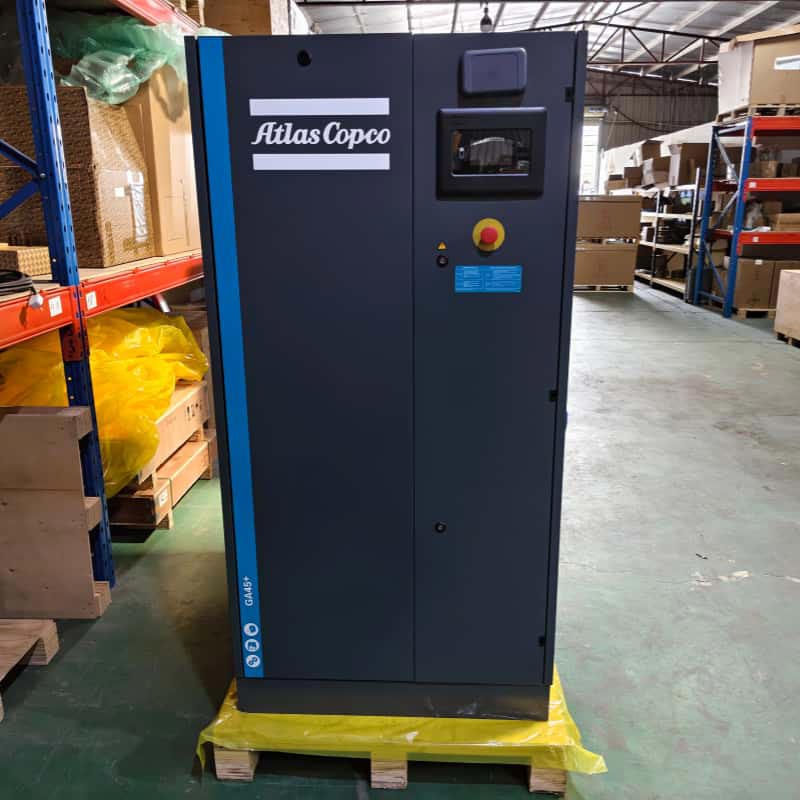 Atlas Copco kiinteät pyörivät ilmakompressorit GA45+ voideltu AC Teho 380V / 400V 45KW