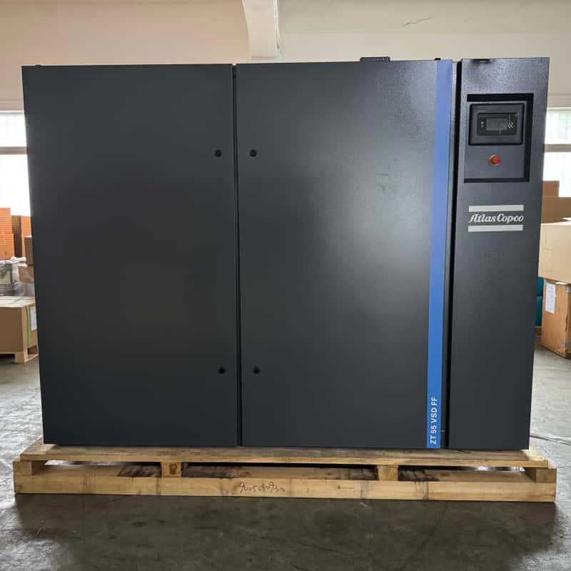 Atlas Copco ZT55 VSD FF | Öljytön ilmakompressori 55 kW farmaseuttiselle elintarviketeollisuudelle luokka 0